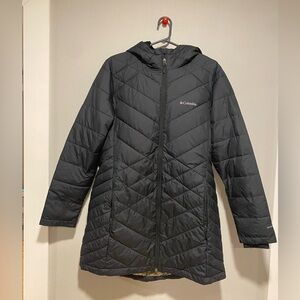 Columbia heavenly long hooded jacket